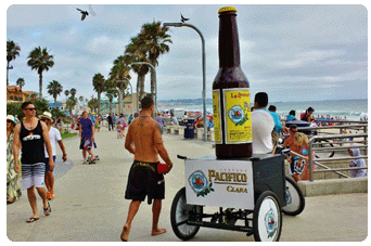 Pacifico Bottle Bike Promo